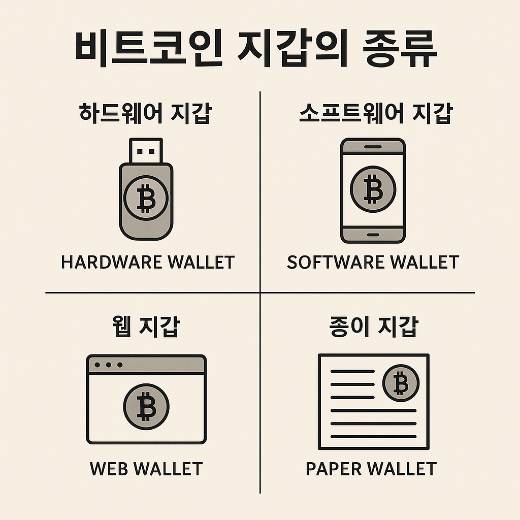 비트코인 지갑의 종류
