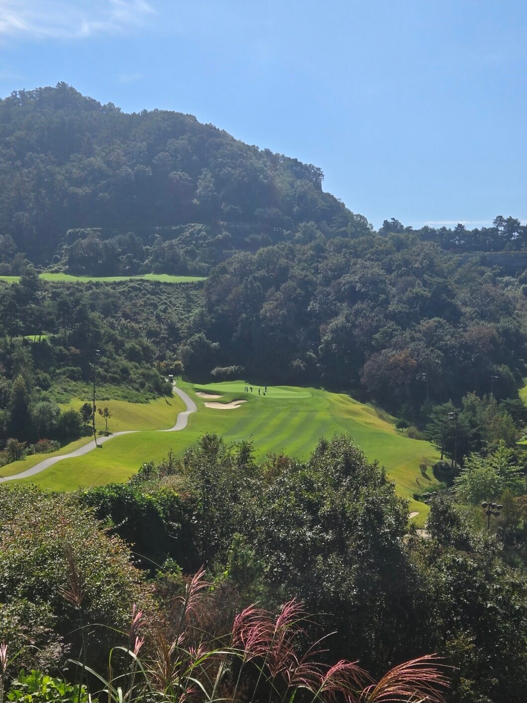 남춘천cc 빅토리코스를 위에서 바라본 전경