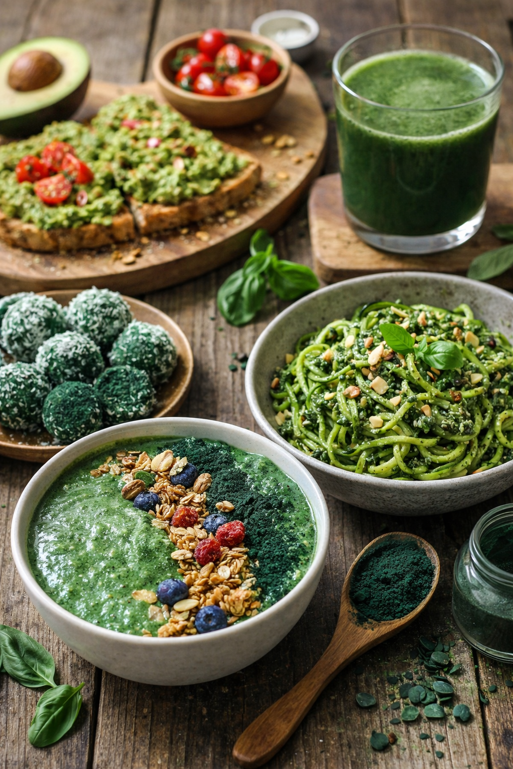 스피루리나활용요리들