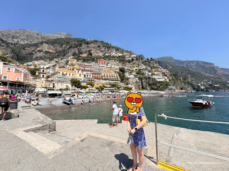 포지타노 해안가