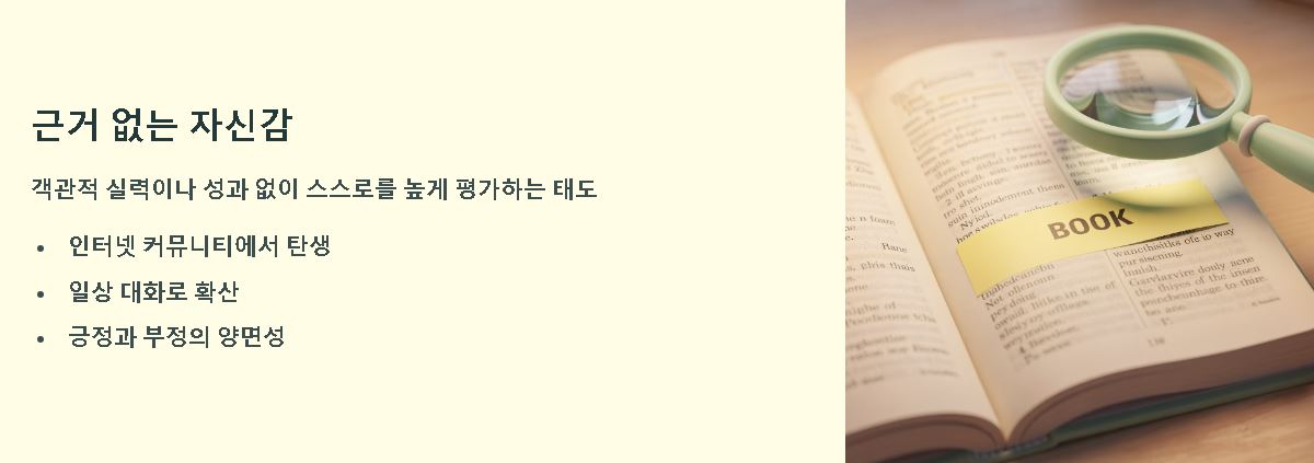 근자감 뜻
