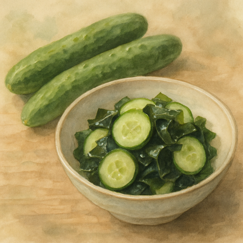 오이-미역-조합