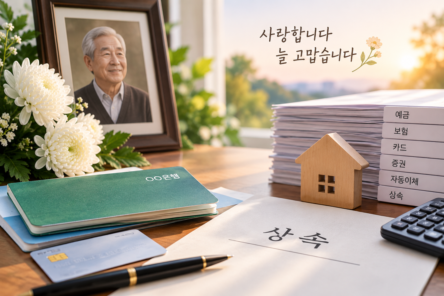 사망자 금융거래, 사망신고, 은행계좌 정지, 자동이체, 장례비, 상속재산 조회