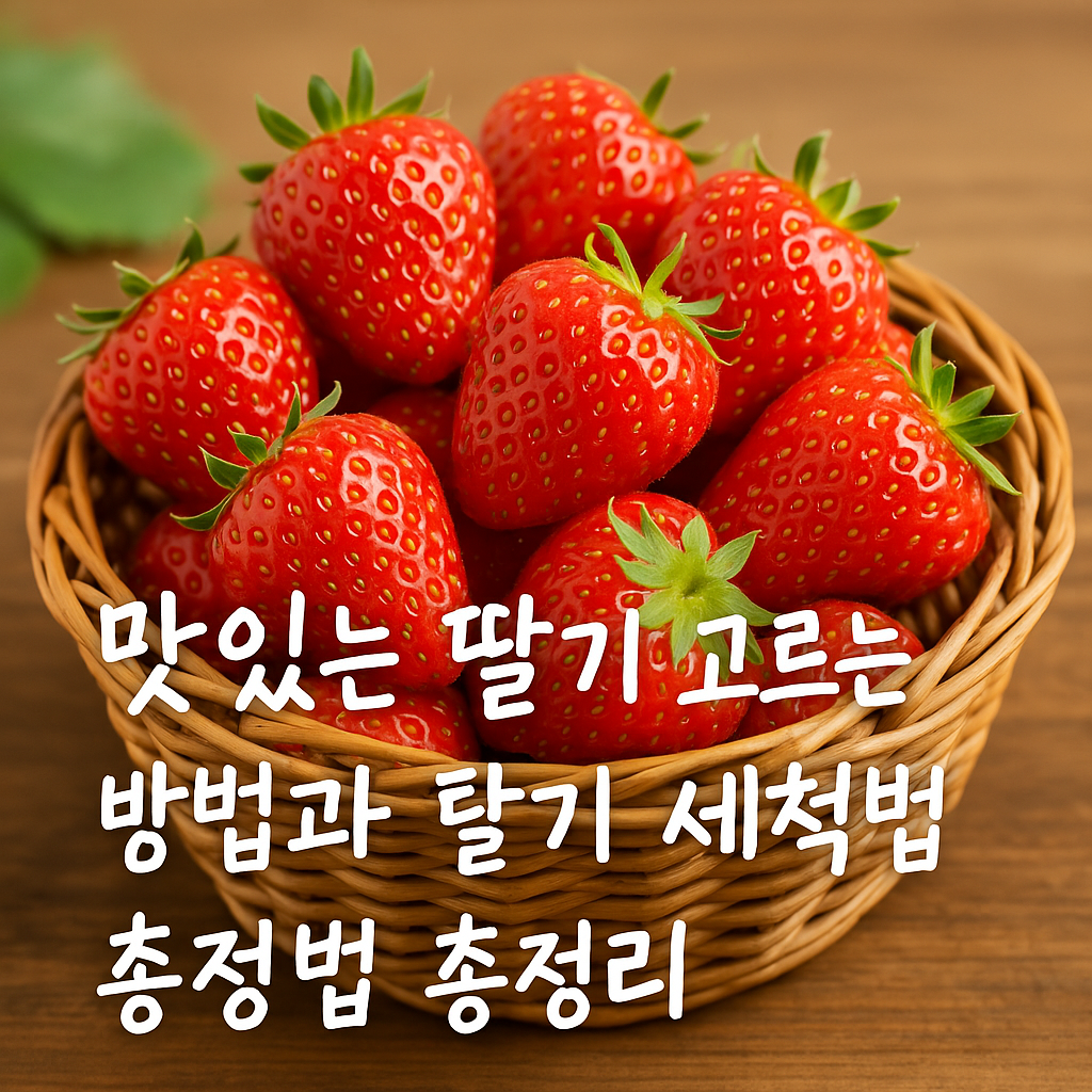 딸기 보관방법