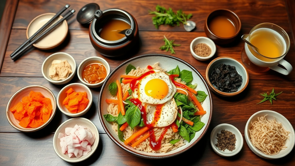 한국인의 영양식단 비빔밥