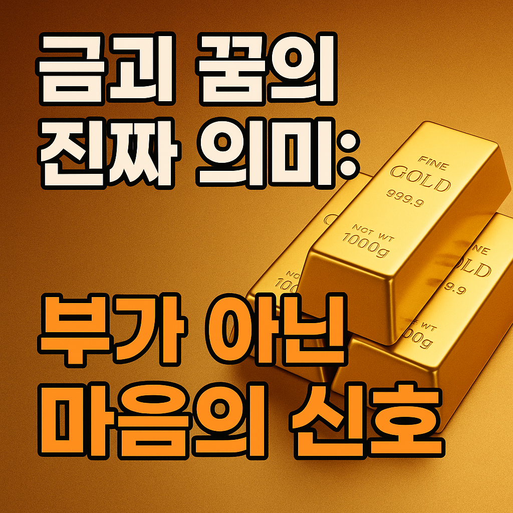 금괴 꿈