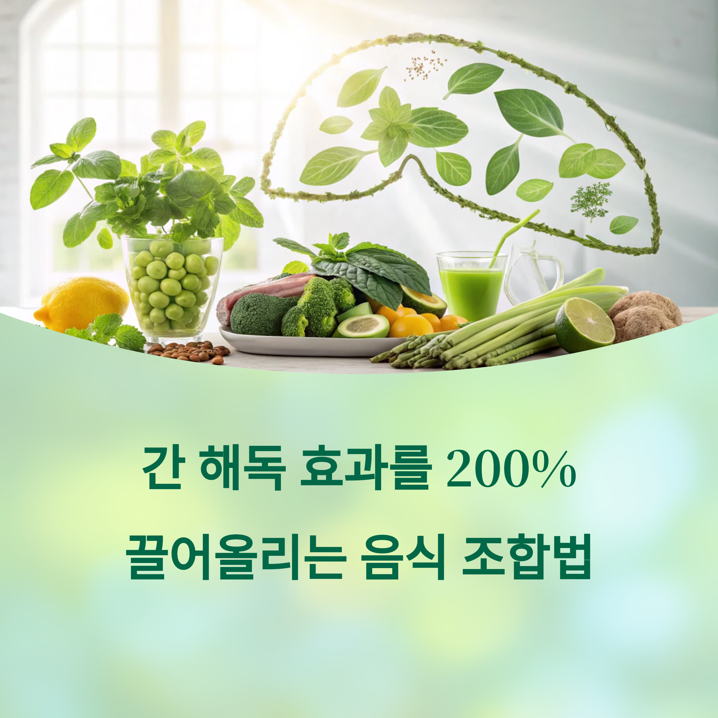간 해독 효과를 200% 끌어올리는 음식 조합법에 대한 이미지