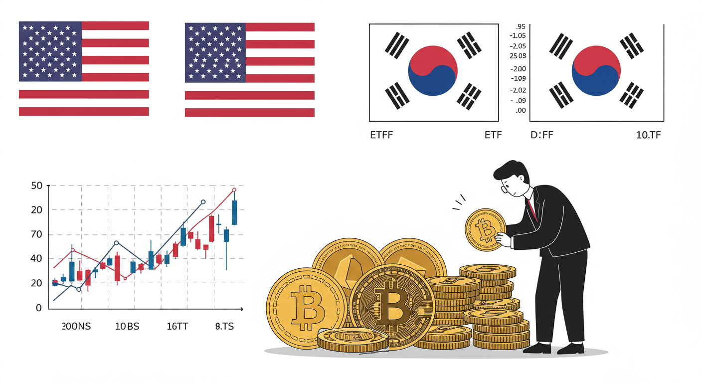 &quot;미국과 한국의 단기 금리 ETF 차이점&quot;에 대한 이미지입니다.