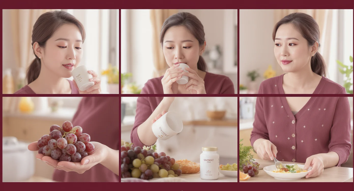 샤인머스켓 추출물, 어떻게 섭취해야 효과적일까요? 🧮