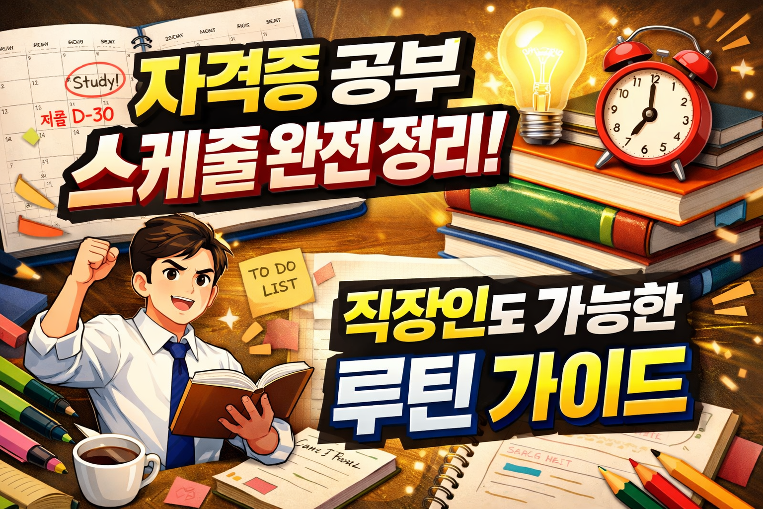 자격증 공부 스케줄 완전 정리