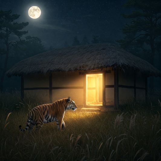 지혜로 위기를 극복한 이야기 호랑이와 곶감
비올렛의 숲 https://forest-of-violet.co.kr
[이미지 출처: gemini]