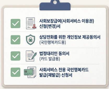 신청 서류