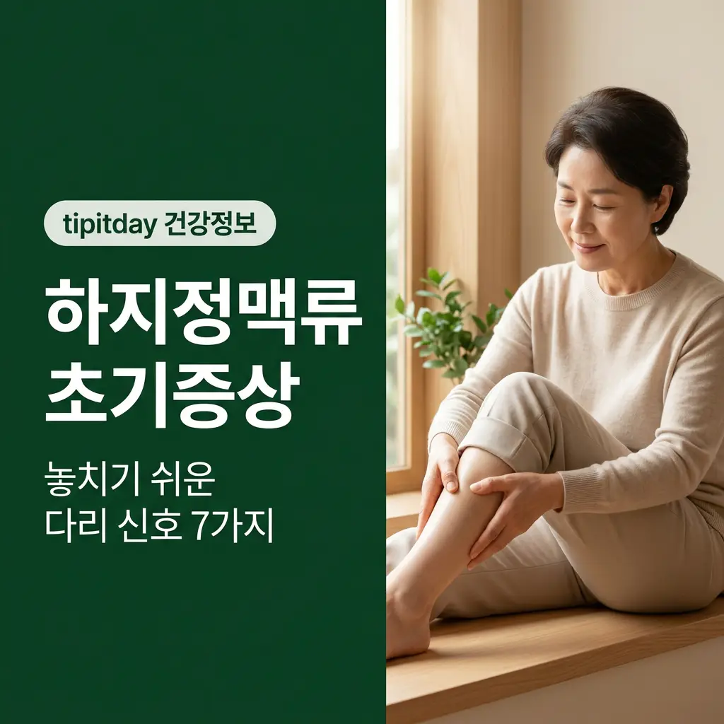 하지정맥류 초기증상 정보
