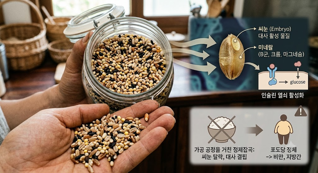'씨눈(Embryo)*과 미네랄의 유기적 결합
