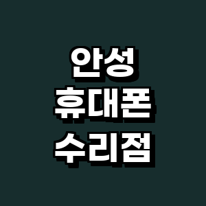 안성시 휴대폰수리