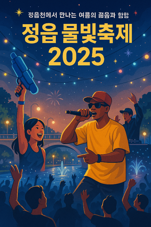 정읍 물빛축제 2025, 여름 밤을 물들이는 힙합과 빛의 축제