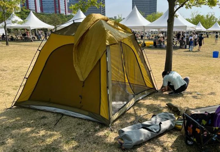 여의도한강 텐트 규정