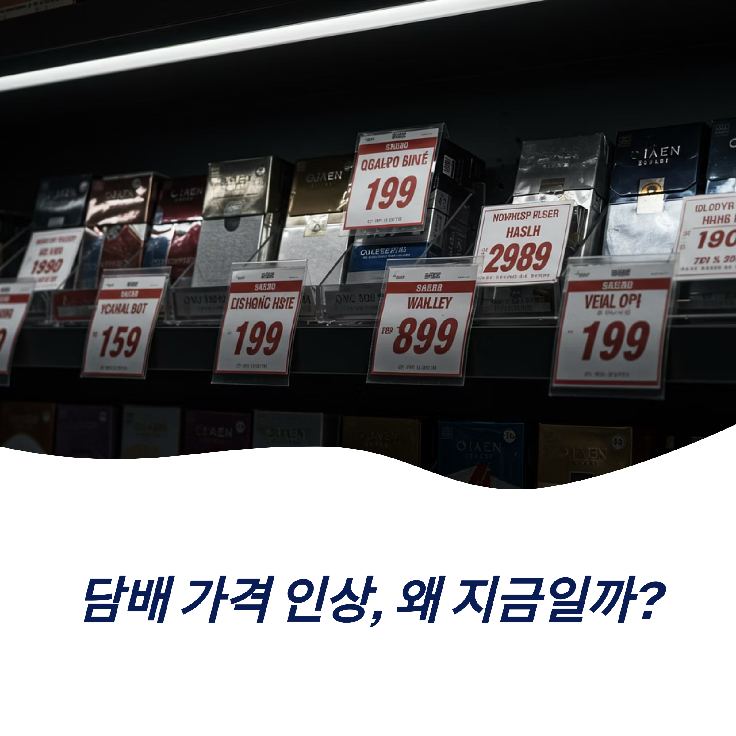 담배 가격 인상 2025년 5월 1일 JTI 카멜 메비우스 전망