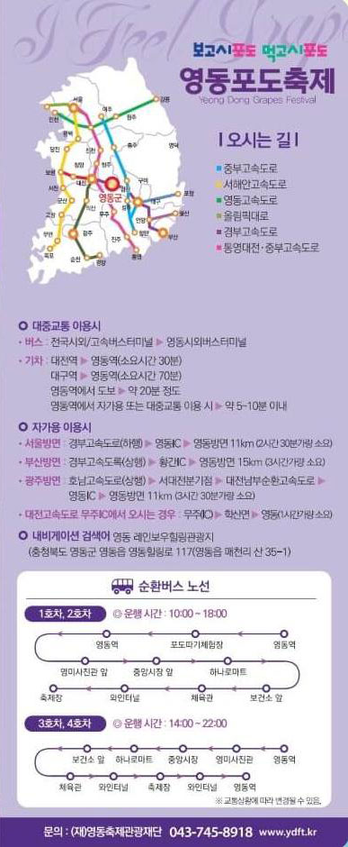 영동포도축제 기본정보