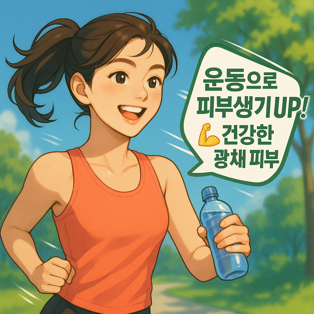 운동으로 피부생기 UP! 💪 건강한 광채 피부