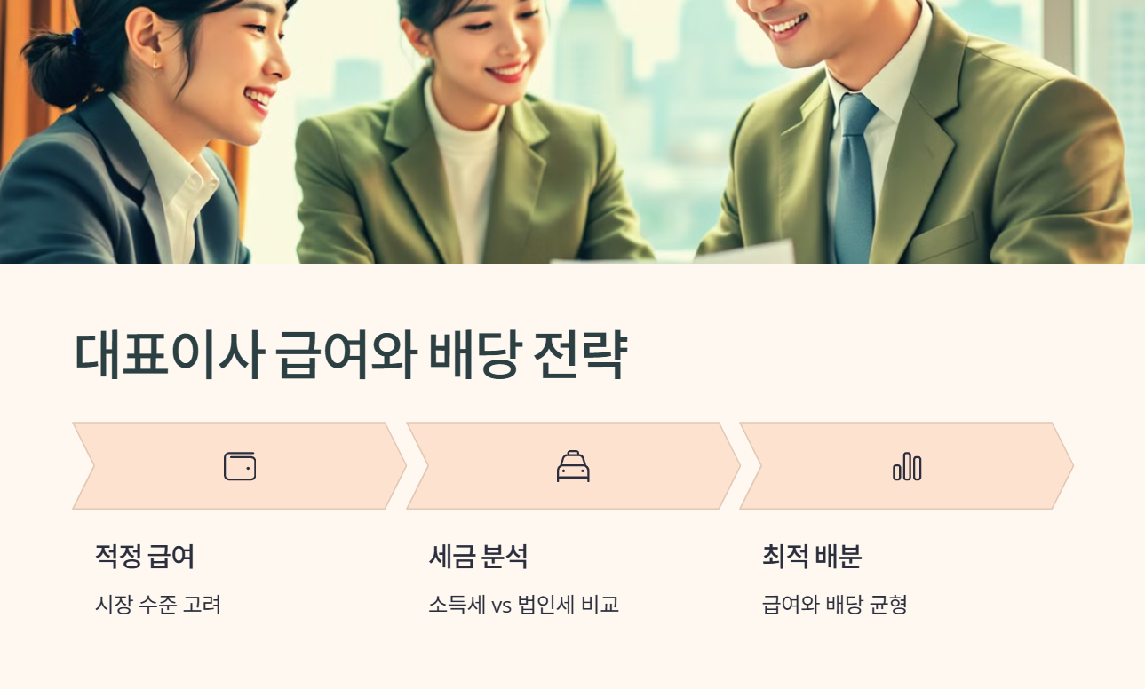 대표이사 급여와 배당 전략