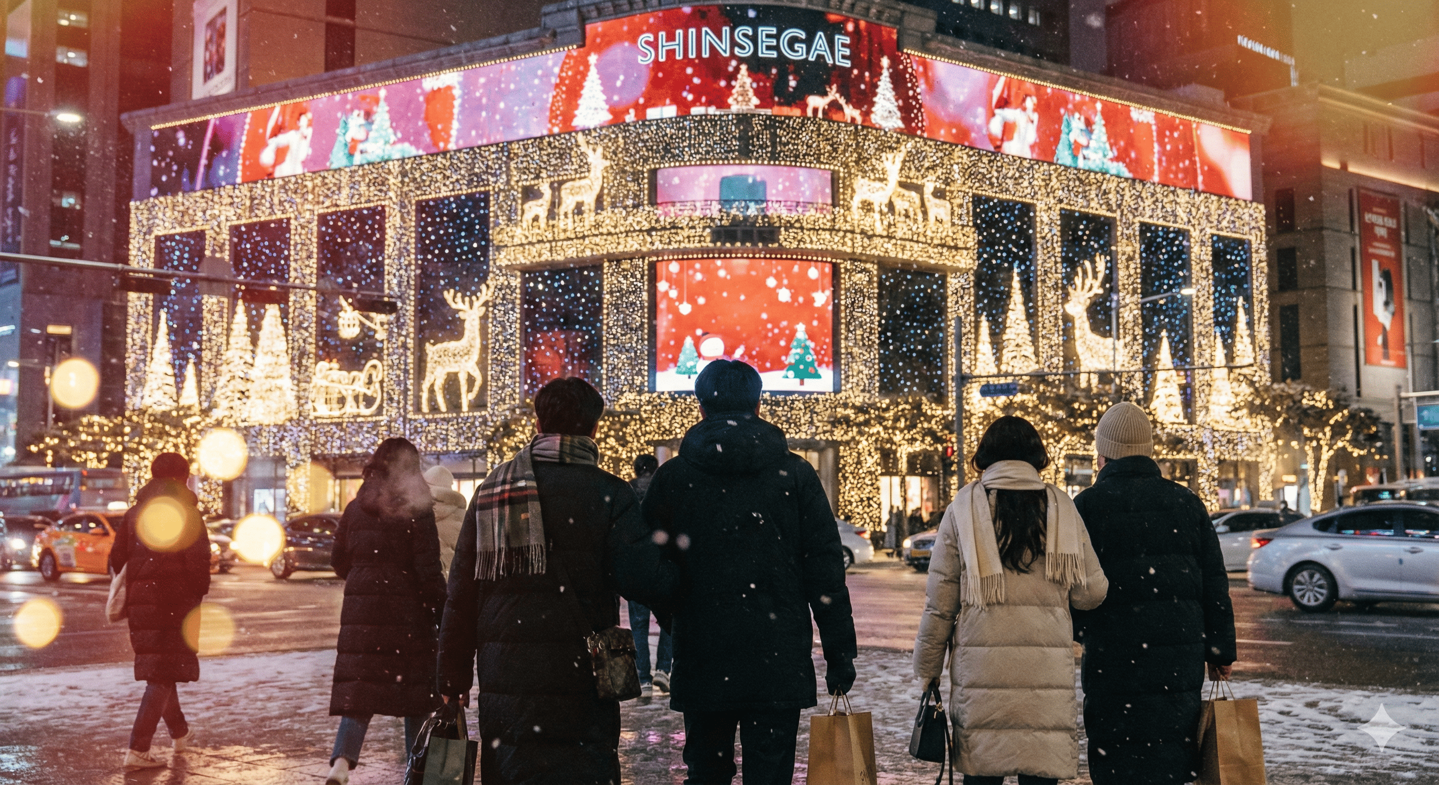 명동 신세계백화점 크리스마스 점등