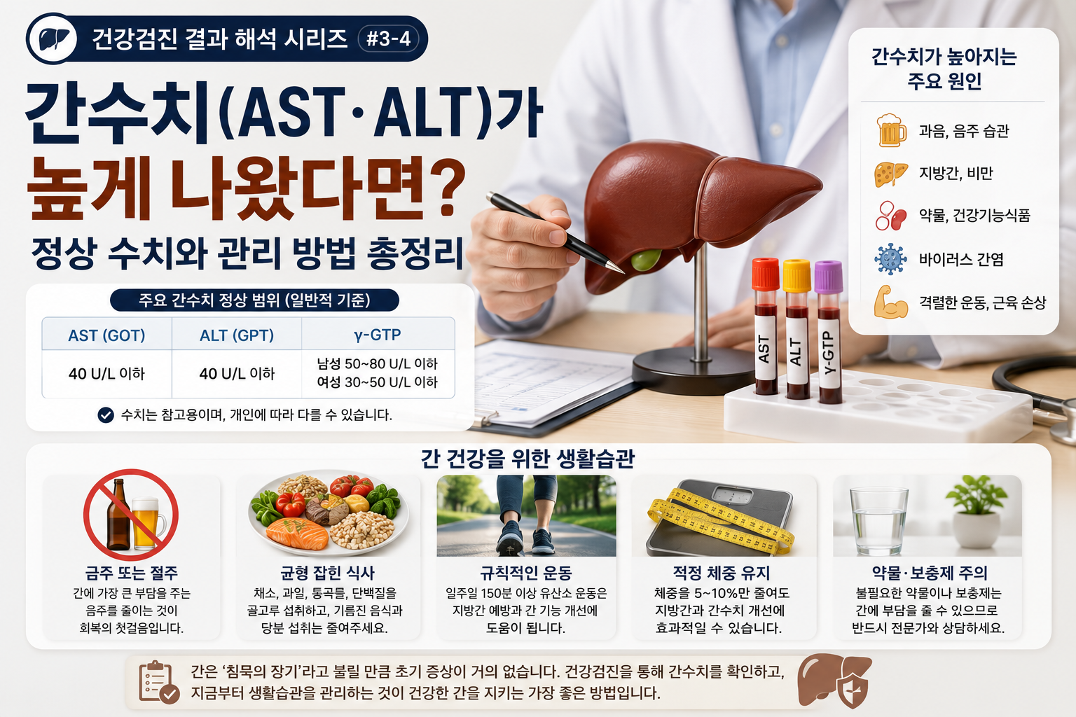 간수치 관리방법