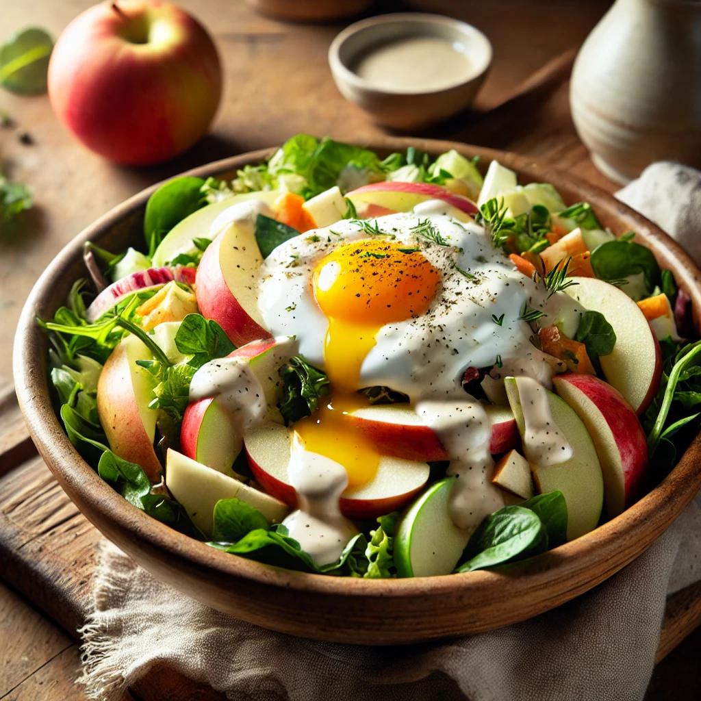 사과견과샐러드 w.노른자요거트드레싱