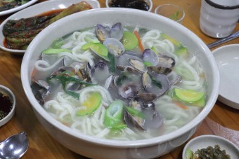 바지락칼국수