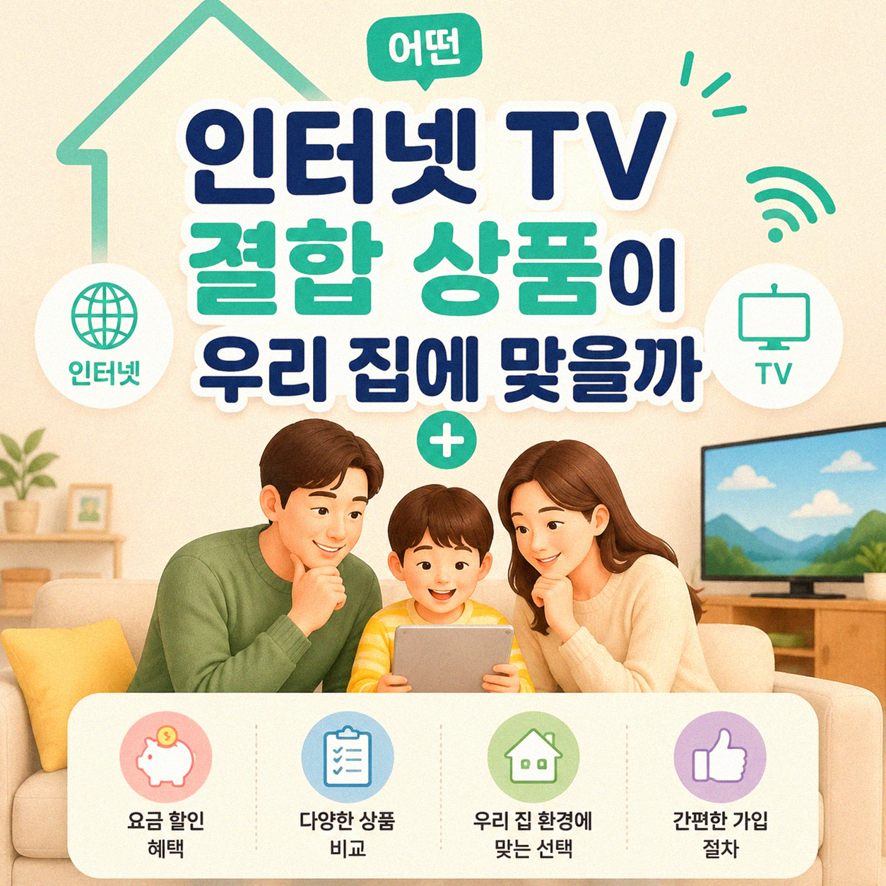 인터넷 TV 업체, 어떤 곳이 괜찮을까?