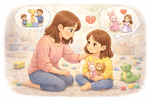 장난감을 통해 아이를 확인하려는 부모의 마음, 욕심이 아니라 불안에서 시작됩니다