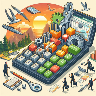 숫자 버튼이 많고 기계적인 요소가 있는 장면.