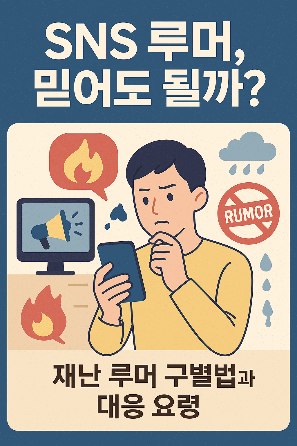 재난 루머 구분법과 대응 요령