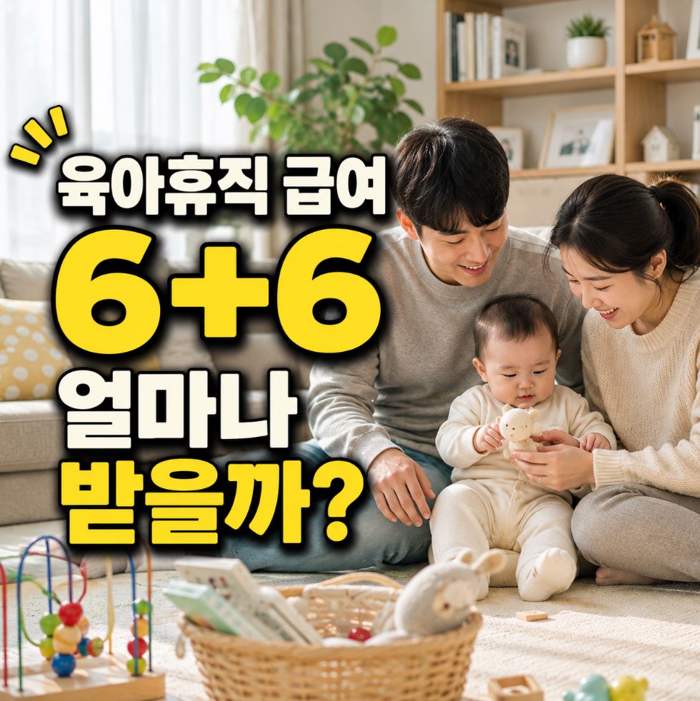 아휴직 급여 6+6 얼마나 받을까?