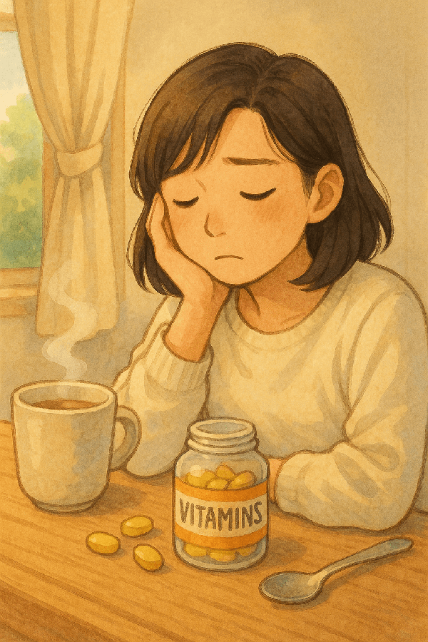 잠도 충분히 잤는데 왜 이렇게 축 처질까요? – 미네랄과 비타민