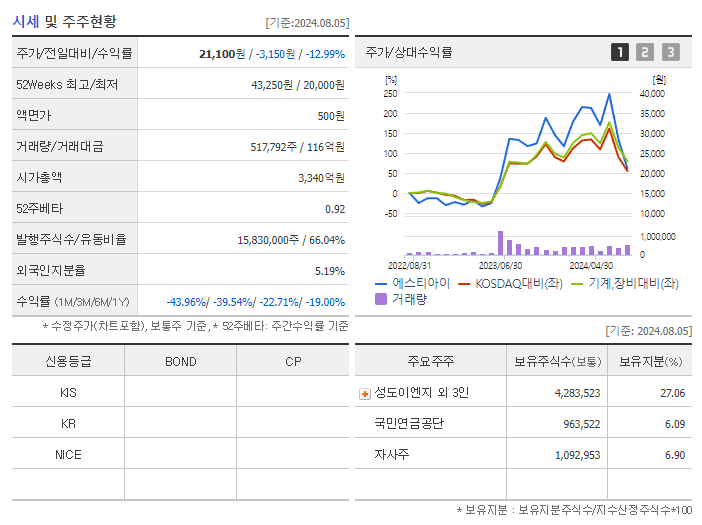 에스티아이_기업개요