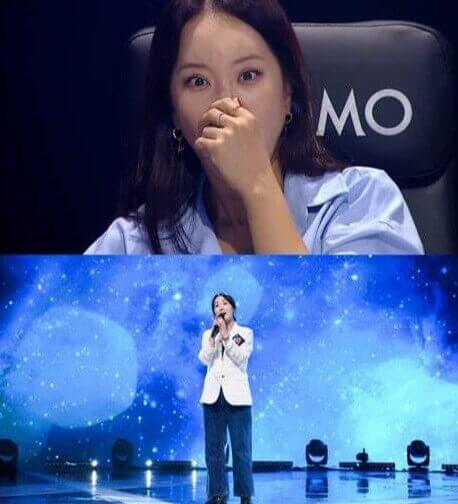 싱어게인3-참가자를-보며-놀란-표정을-짓고-있는-심사위원-모습