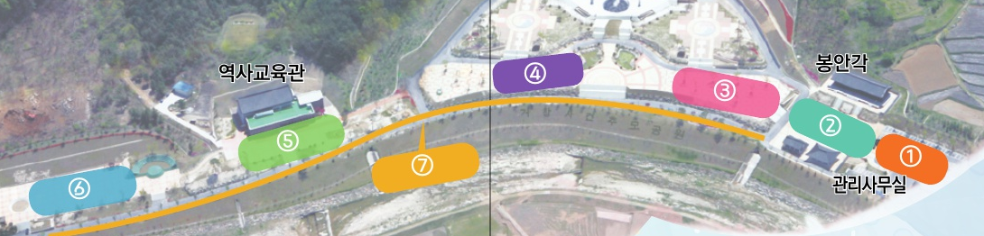 국화관람회 배치도