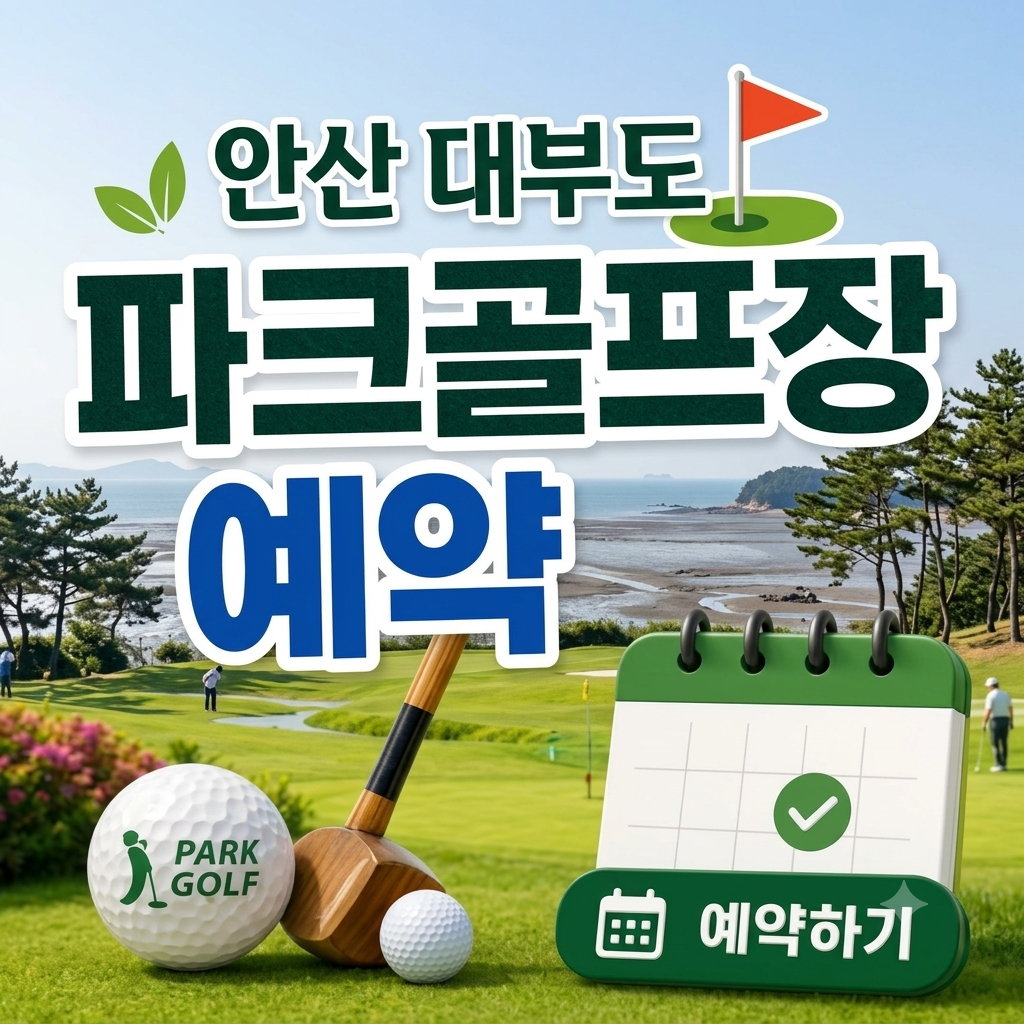 경기 안산 대부도파크골프장 예약 방법과 이용요금 총정리 (2026 36홀·클럽 무료 대여)