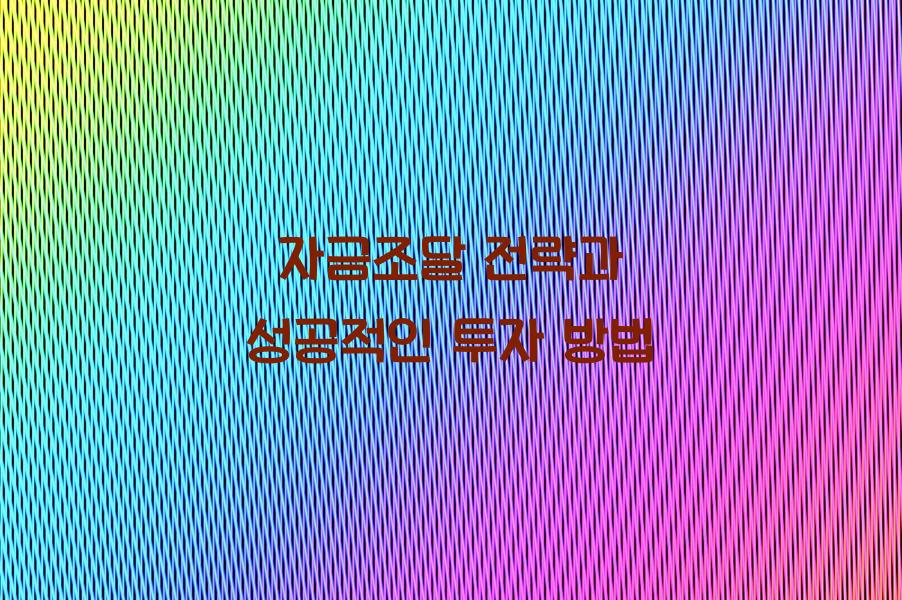 자금조달