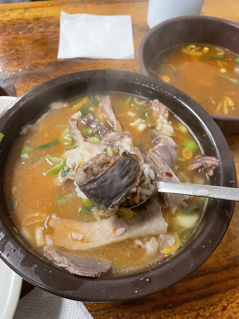 이화찹쌀순대 순대국