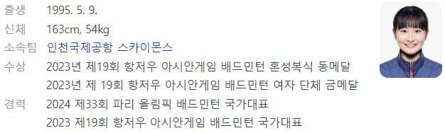 파리올림픽 배드민턴 국가대표 선수단 안세영 경기 일정, 중계