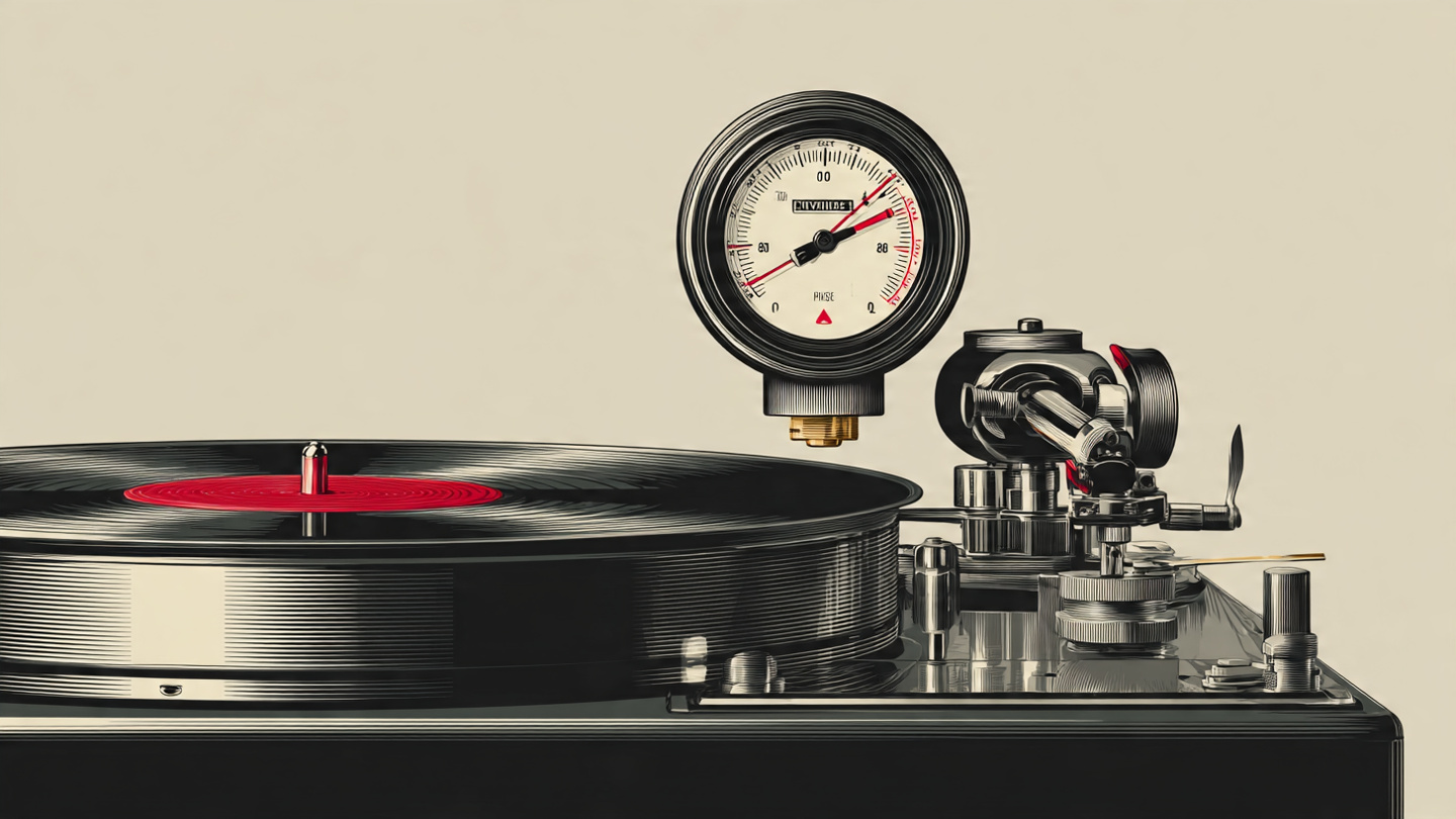 안티스케이팅 균형(좌우 왜곡 체크)