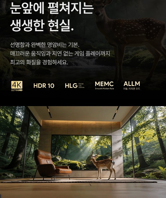 거실 인테리어 완성 65인치 tv 제로베젤 디자인 더함 스마트tv 후기