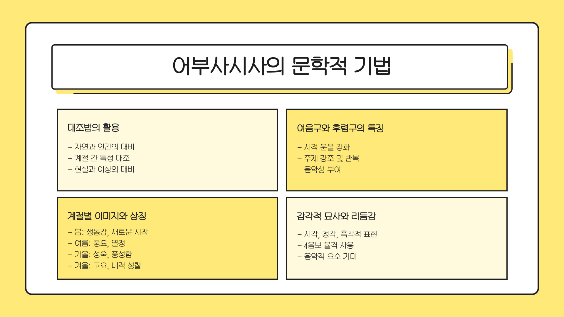 어부사시사|사계절 자연과 어부의 삶 I 윤선도