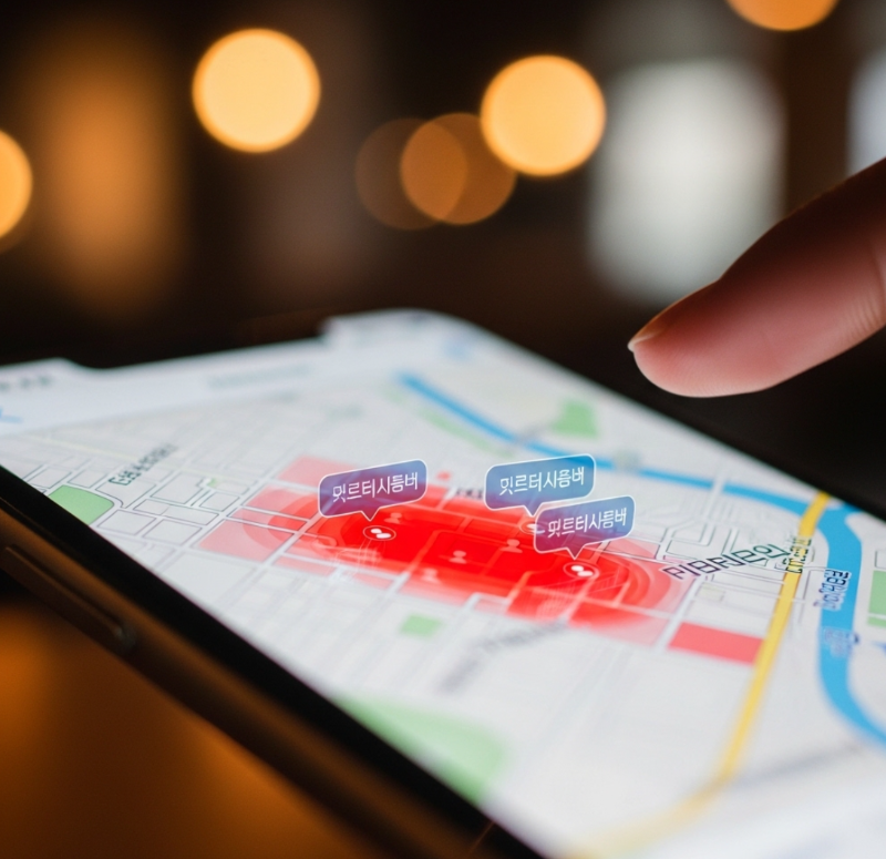 실시간 핫플, 줄 서지 않고 확인하기