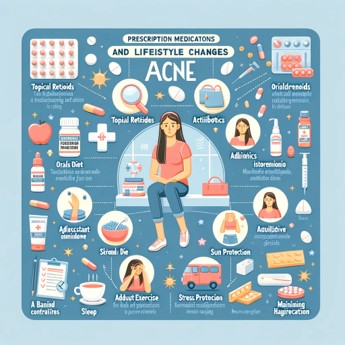 여학생 여드름 치료