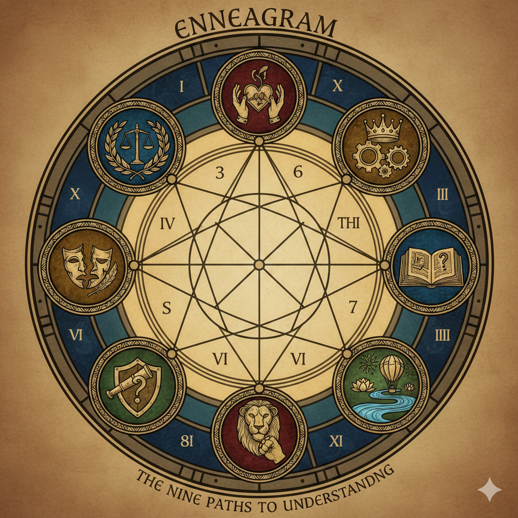 에니어그램 을 표현한 이미지