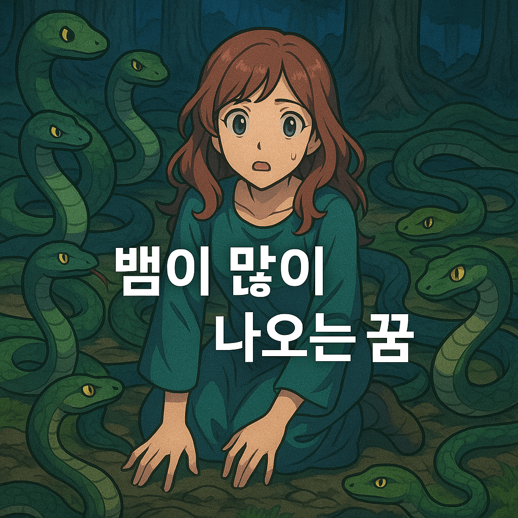 뱀이 많이 나오는 꿈 해몽