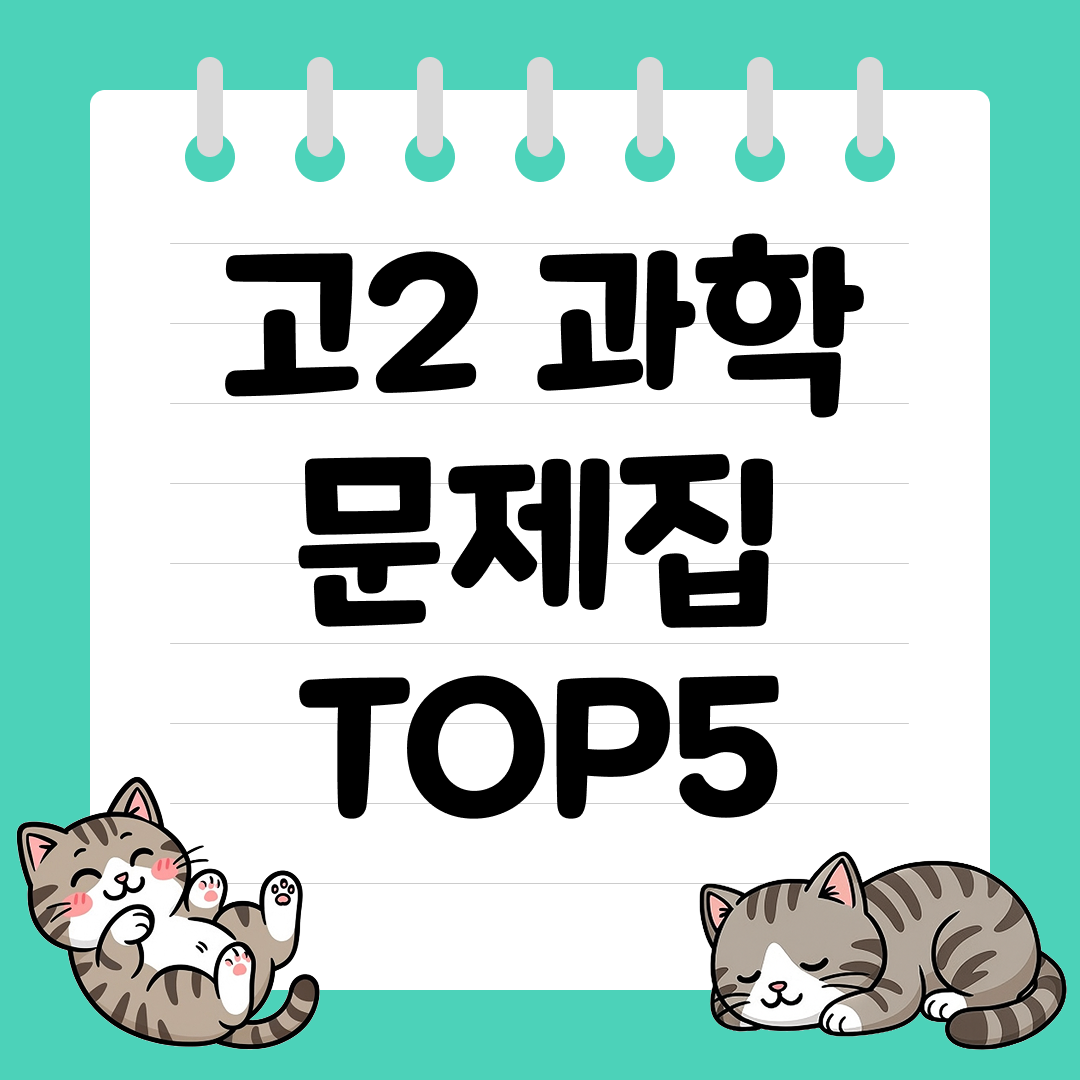 2026년 대비 고2 과학 문제집 추천 순위 TOP5